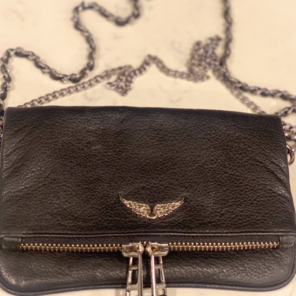 Zadig & Voltaire Rock Mini Nano Bag, Black Leather, NWOT